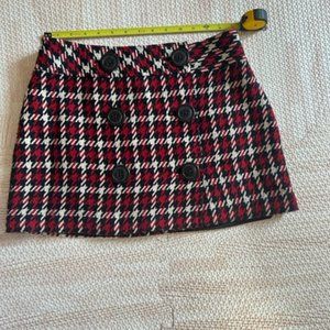 Express Studio - Plaid Mini Wrap Skirt